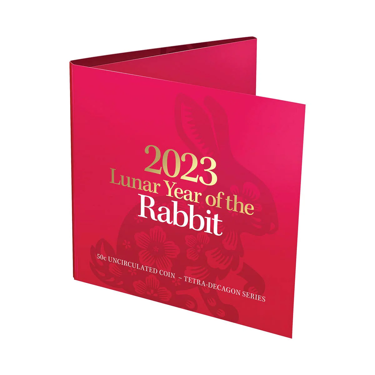 Year of the Rabbit 2023 50c Tetra Decagon Uncirculated Coin - Image 3